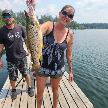 fishing at the lake